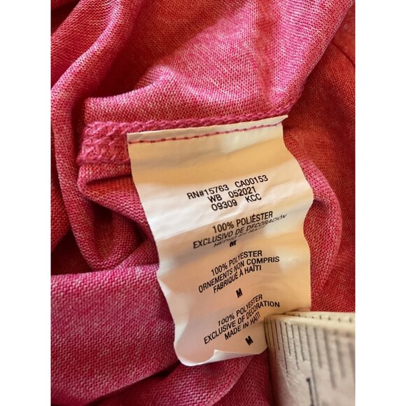 2 Hanes Sport Long Sleeve Pink Womens Shirts Size Medium - Picture 4 of 15